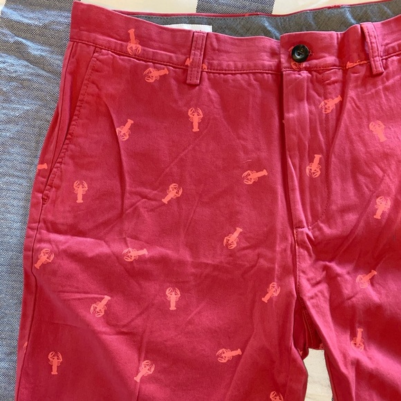 Amazon Essentials Other - NEW Red Lobster Print Cotton Chino Shorts
